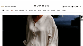 What Mombbe.co.kr website looked like in 2022 (1 year ago)