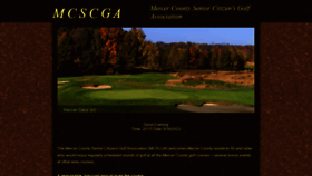 What Mcscga.net website looked like in 2022 (1 year ago)