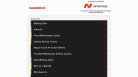 What Mainbet88.net website looked like in 2022 (1 year ago)