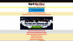 What Mp4moviez.bid website looked like in 2022 (1 year ago)