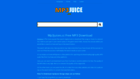 What Mp3juices.net.za website looked like in 2022 (1 year ago)