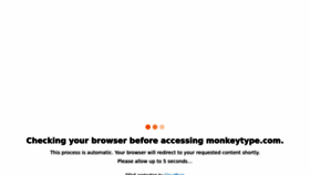 What Monkeytype.com website looked like in 2022 (1 year ago)