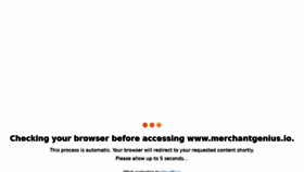 What Merchantgenius.io website looked like in 2022 (1 year ago)