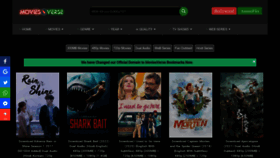 What Moviesverse.tv website looked like in 2022 (1 year ago)