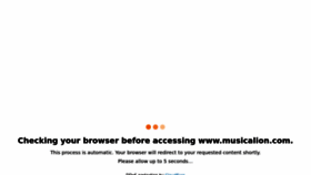 What Musicalion.com website looked like in 2022 (1 year ago)