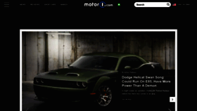 What Motor1.com website looked like in 2022 (1 year ago)