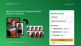 What Makepassportphoto.com website looked like in 2022 (1 year ago)