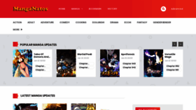 What Manganatos.com website looked like in 2022 (1 year ago)