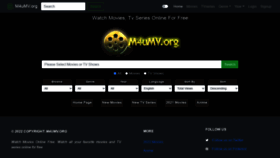 What M4umv.org website looked like in 2022 (1 year ago)