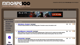 What Mmorpg100.com website looked like in 2022 (3 years ago)