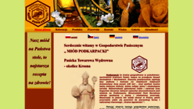 What Miodpodkarpacki.pl website looked like in 2022 (1 year ago)