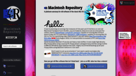 What Macintoshrepository.org website looked like in 2022 (3 years ago)
