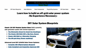 What Mobile-solarpower.com website looked like in 2022 (1 year ago)