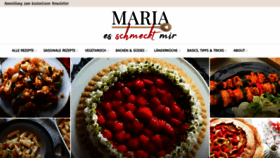 What Mariaesschmecktmir.com website looked like in 2022 (1 year ago)