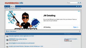 What Mundotecnico.info website looked like in 2022 (3 years ago)