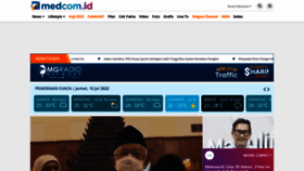 What Medcom.id website looked like in 2022 (1 year ago)