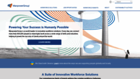 What Manpowergroup.com website looked like in 2022 (1 year ago)