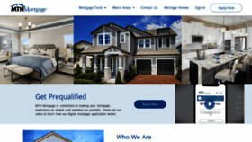 What Mthmortgage.com website looked like in 2022 (1 year ago)