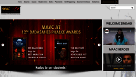 What Maacindia.com website looked like in 2022 (1 year ago)
