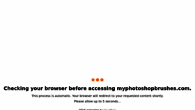 What Myphotoshopbrushes.com website looked like in 2022 (1 year ago)