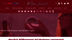 What Madame-lenormand.de website looked like in 2022 (1 year ago)