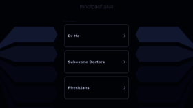 What Mhbtpaof.asia website looked like in 2022 (1 year ago)