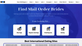 What Mail-order-bride.com website looked like in 2022 (1 year ago)