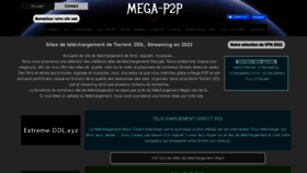 What Mega-p2p.fr website looked like in 2022 (1 year ago)