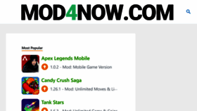 What Mod4now.com website looked like in 2022 (3 years ago)