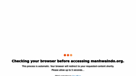 What Manhwaindo.org website looked like in 2022 (2 years ago)