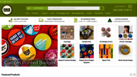 What Makebadges.com.au website looked like in 2022 (1 year ago)