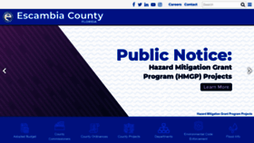 What Myescambia.com website looked like in 2022 (2 years ago)