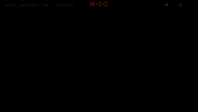 What Midowatches.com website looked like in 2022 (1 year ago)