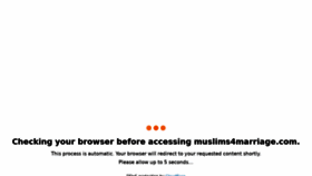 What Muslims4marriage.com website looked like in 2022 (1 year ago)