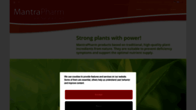 What Mantrapharm.de website looked like in 2022 (1 year ago)