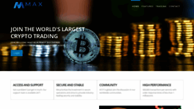 What Maxcryptotraders.com website looked like in 2022 (1 year ago)