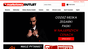 What Marketowyoutlet.pl website looked like in 2022 (1 year ago)