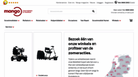 What Mangomobility.nl website looked like in 2022 (1 year ago)