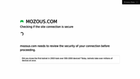 What Mozous.com website looked like in 2022 (1 year ago)