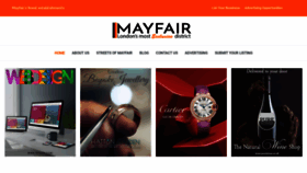 What Mayfair-london.co.uk website looked like in 2022 (1 year ago)