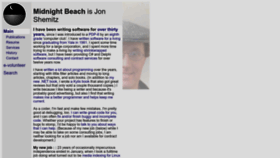 What Midnightbeach.com website looked like in 2022 (1 year ago)