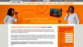 What Mens-en-relatie.nl website looked like in 2022 (2 years ago)