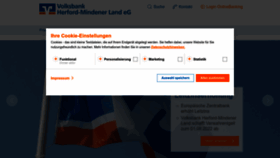 What Meinevolksbank.de website looked like in 2022 (1 year ago)