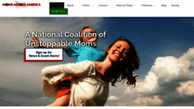 What Momsacrossamerica.com website looked like in 2022 (2 years ago)