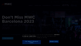 What Mobileworldcongress.com website looked like in 2022 (1 year ago)