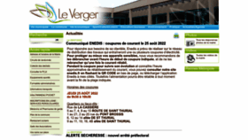 What Mairie-le-verger.fr website looked like in 2022 (1 year ago)