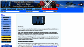 What Microscale.com website looked like in 2022 (1 year ago)