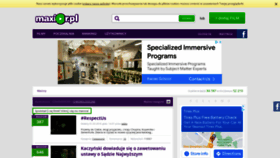What Maxior.pl website looked like in 2022 (3 years ago)