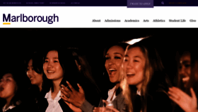 What Marlborough.org website looked like in 2022 (1 year ago)