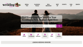 What Myweddingguide.co.nz website looked like in 2022 (1 year ago)